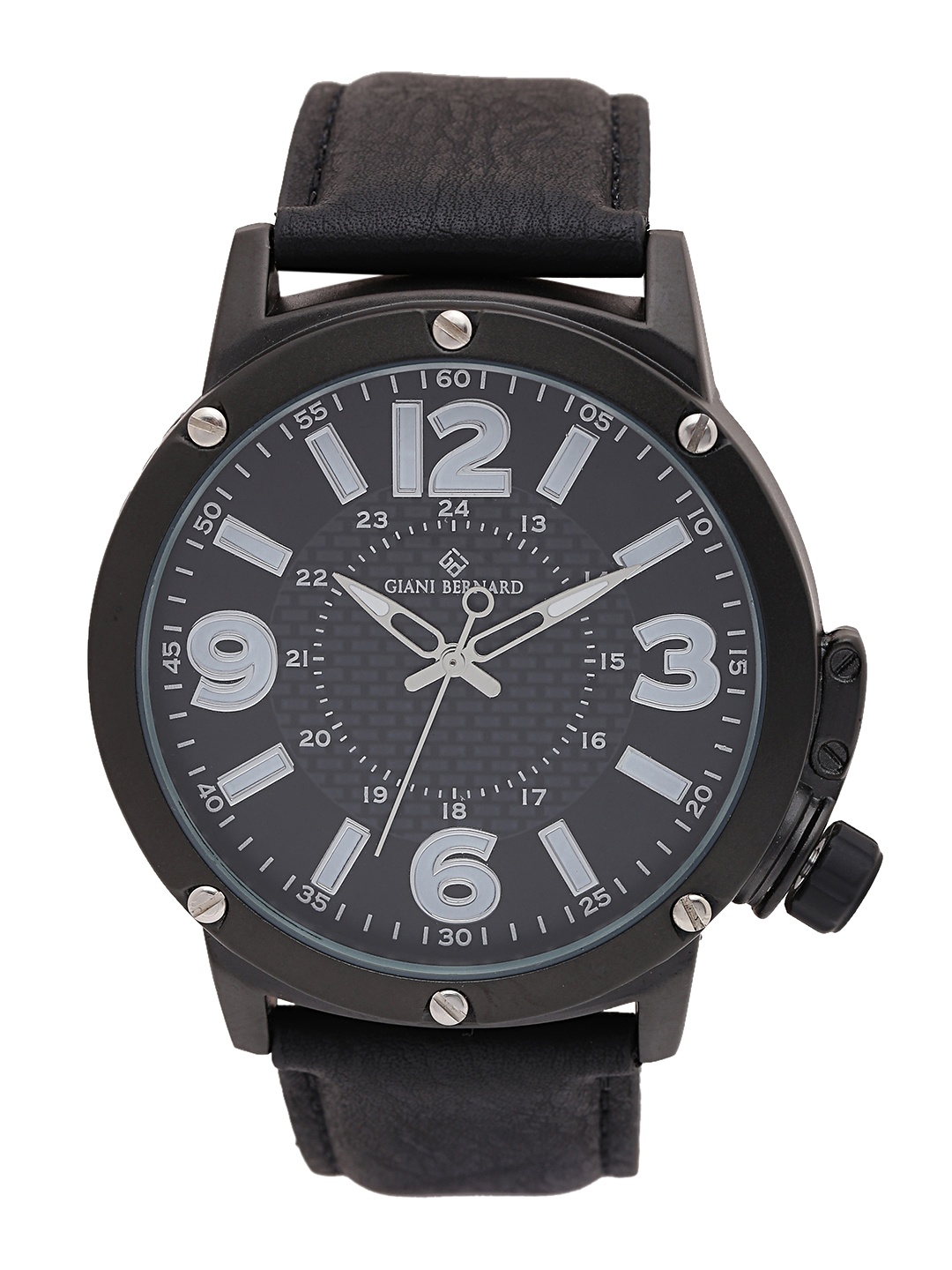 

Giani Bernard Men Black Analogue Watch GB-105D