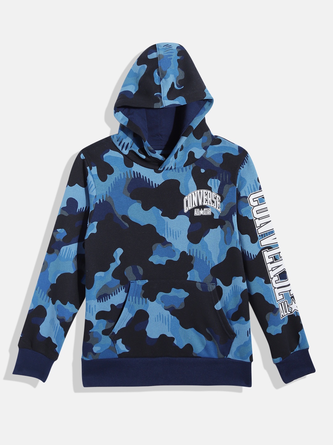 

Converse Blue & Black Camo Fleece Pullover Hoodie