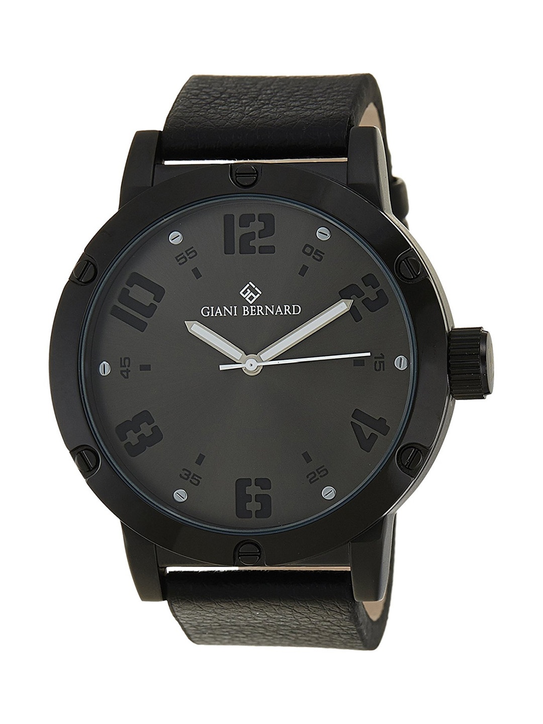 

Giani Bernard Men Charcoal Analogue Watch GB-102C