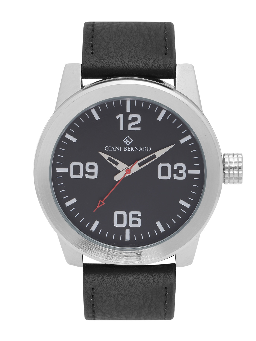

Giani Bernard Men Black Analogue Watch GB-103C