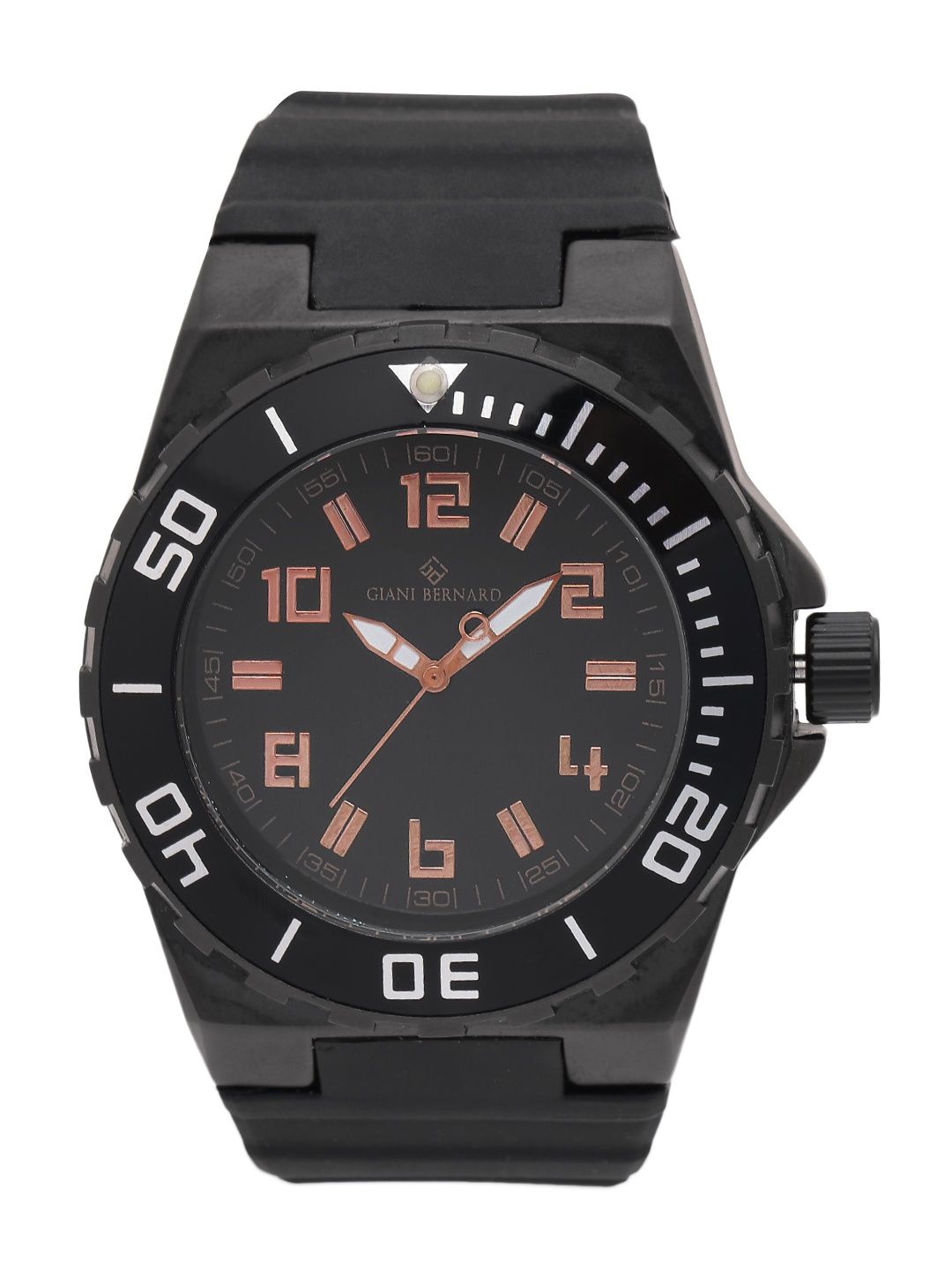 

Giani Bernard Men Black Analogue Watch 108C