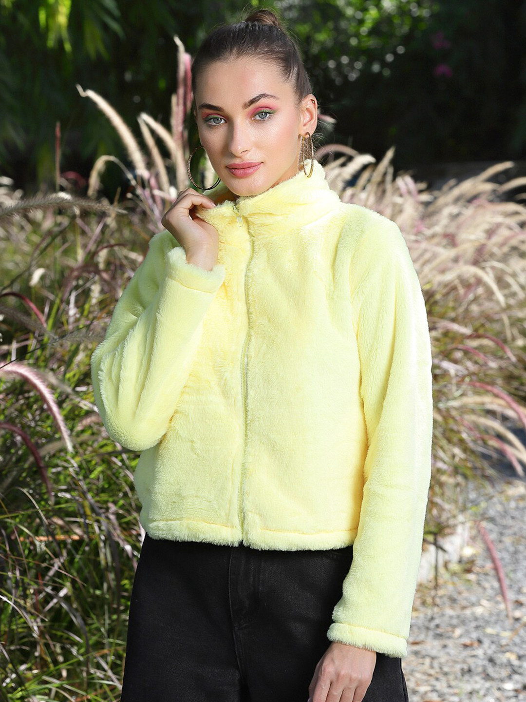 

Athena Women Printed Sweatshirt, Yellow