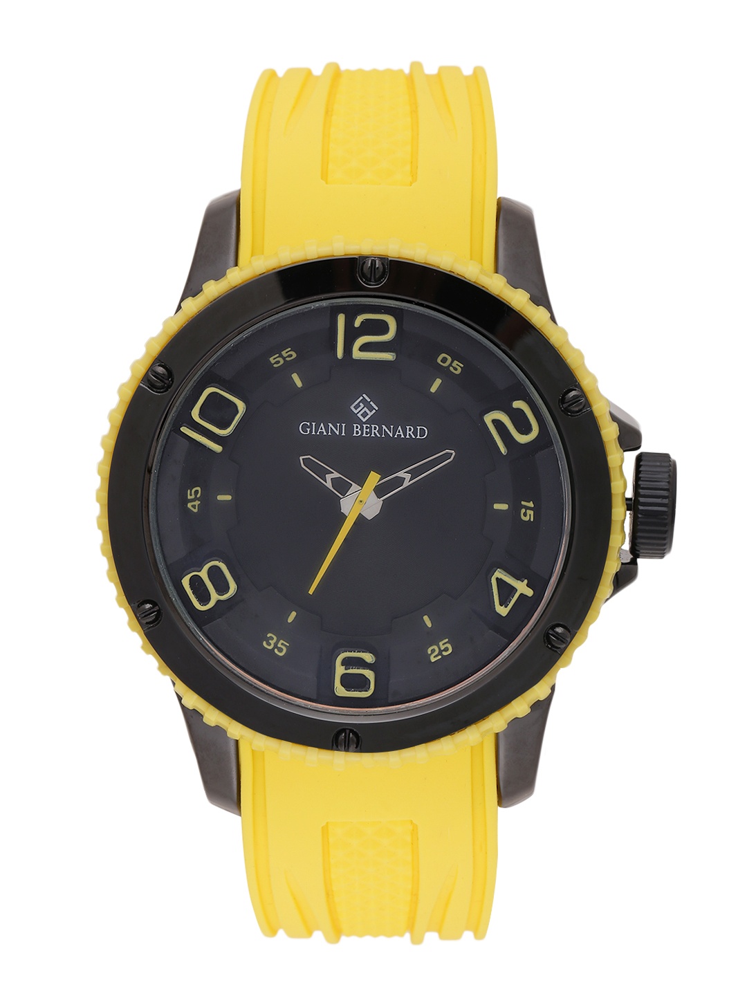 

Giani Bernard Men Black Analogue Watch GB-101E