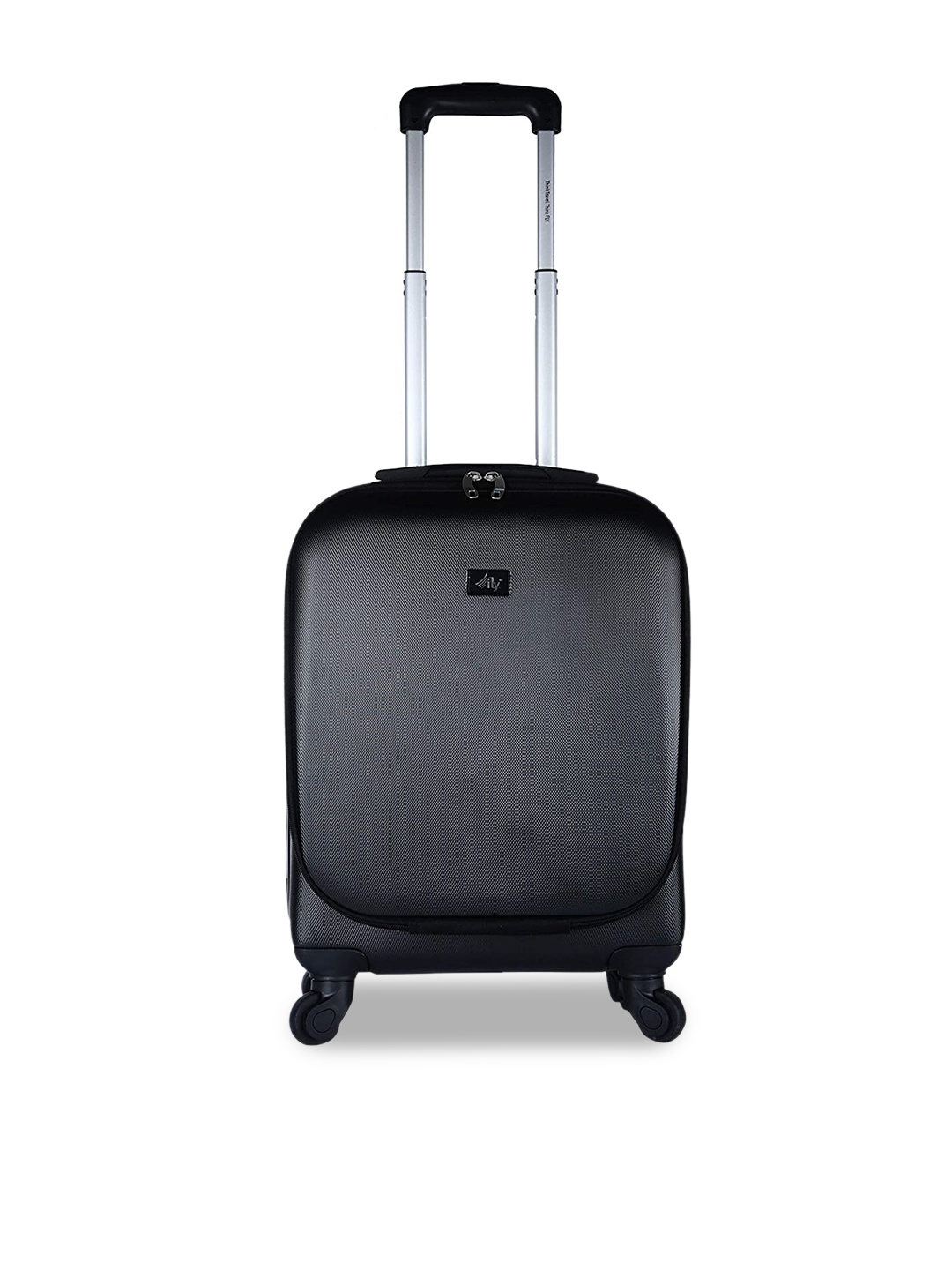 

fly Solid Hard-Sided Cabin Trolley Bag, Black