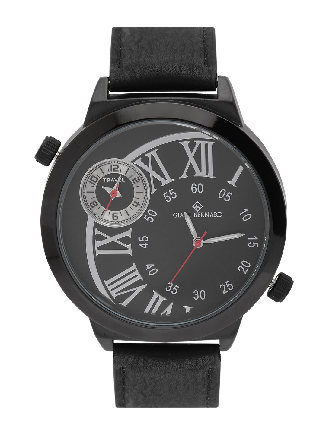 

Giani Bernard Men Black Analogue Watch 104C