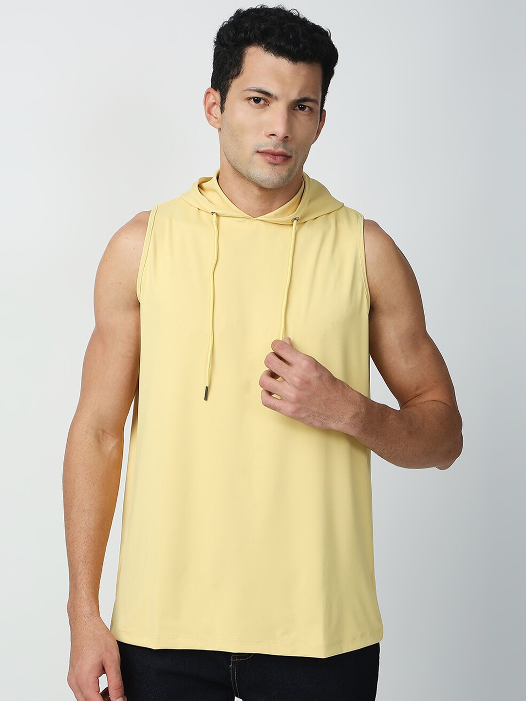 Blamblack Men Hoodie T-shirt, Yellow