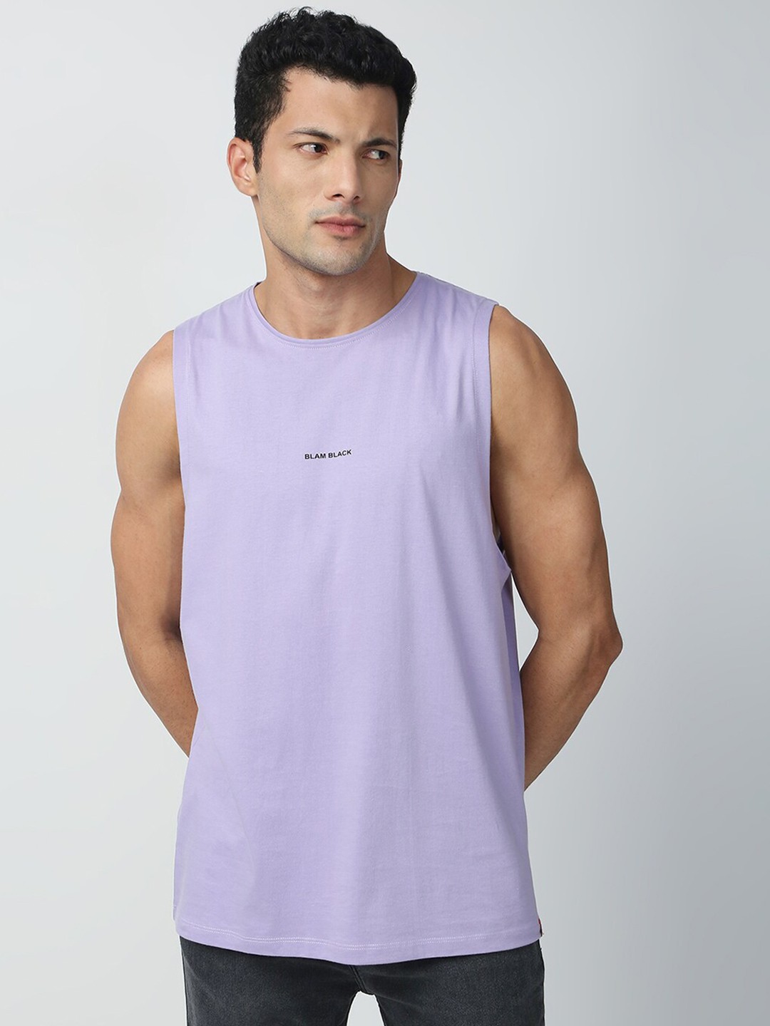 

Blamblack Men T-shirt, Lavender