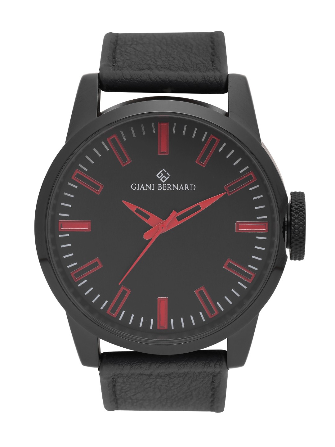

Giani Bernard Men Black Analogue Watch GB-107C