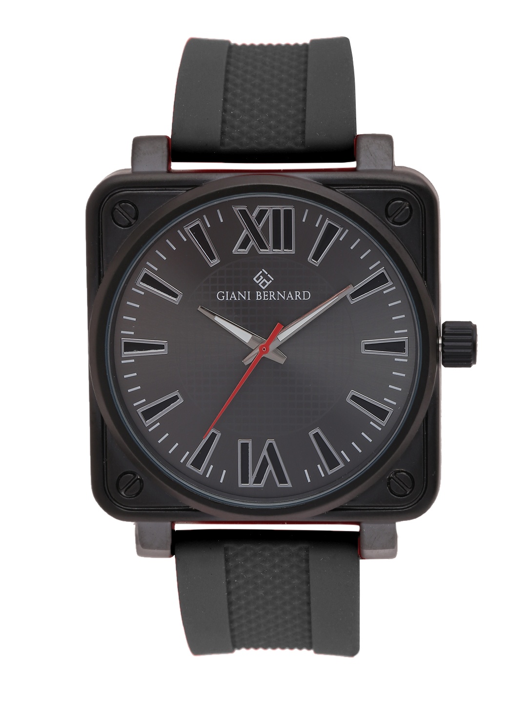 

Giani Bernard Men Gunmetal-Toned Analogue Watch GB-114C, Metallic