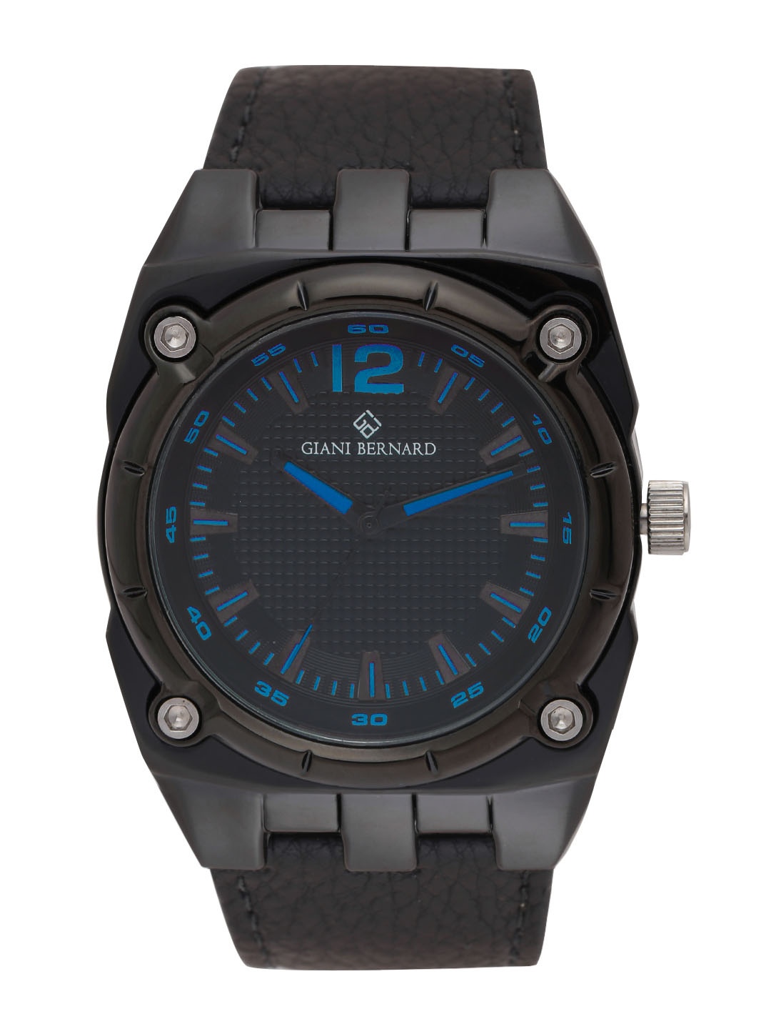 

Giani Bernard Men Black Analogue Watch GB-1108B