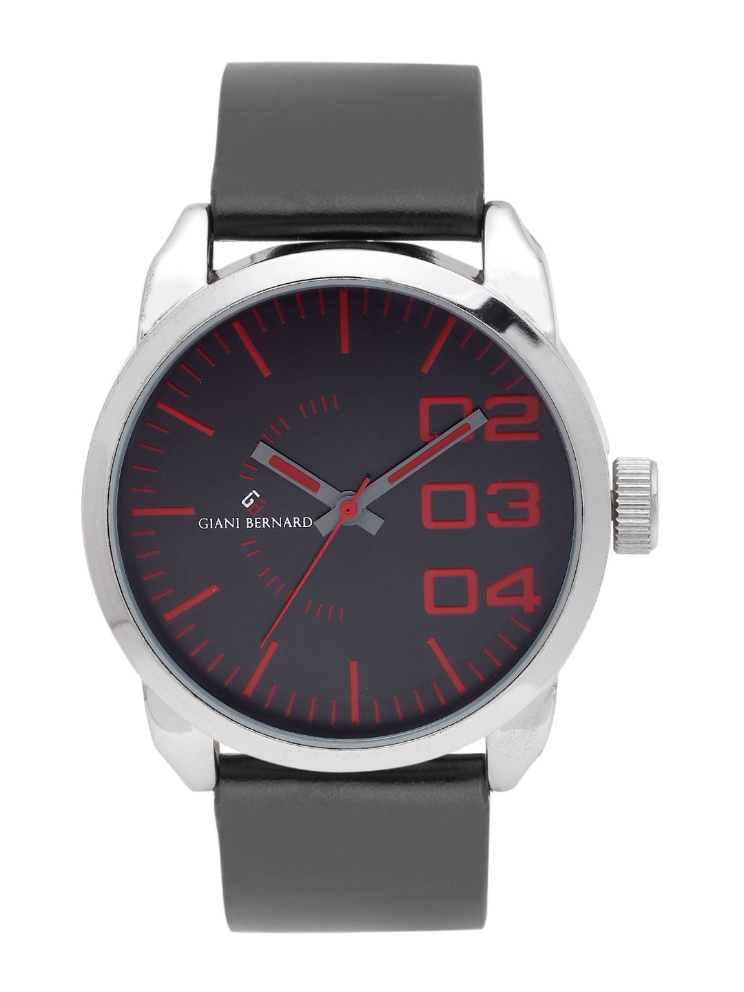 

Giani Bernard Men Gunmetal-Toned Analogue Watch GB-111A, Metallic