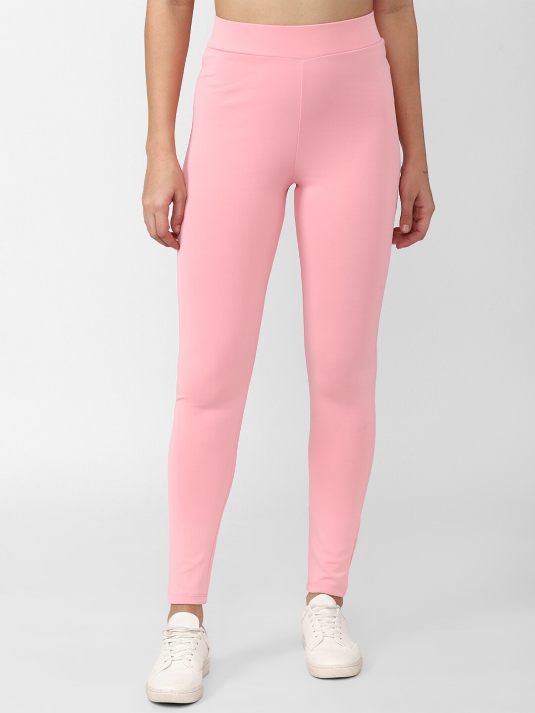 

FOREVER 21 Woman Pink Solid Leggings