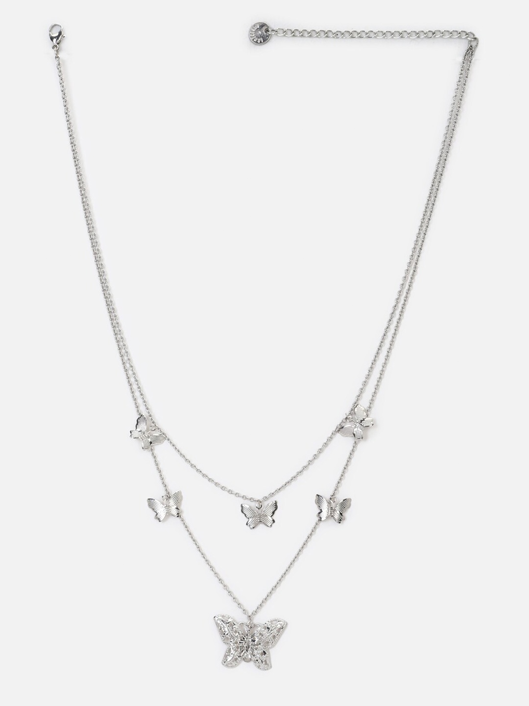 

FOREVER 21 Silver-Toned Handcrafted Necklace