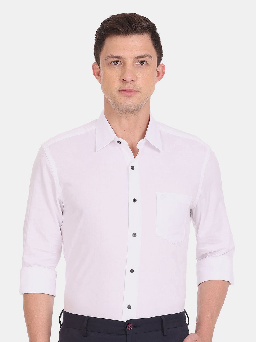 

Arrow New York Men Slim Fit Formal Shirt, White