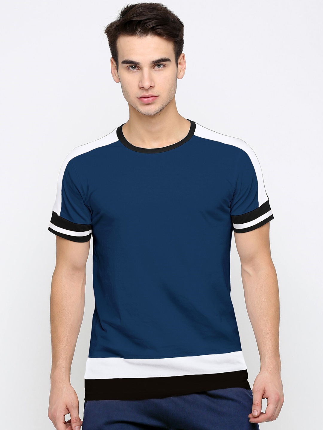 

Maniac Men Slim Fit T-shirt, Navy blue