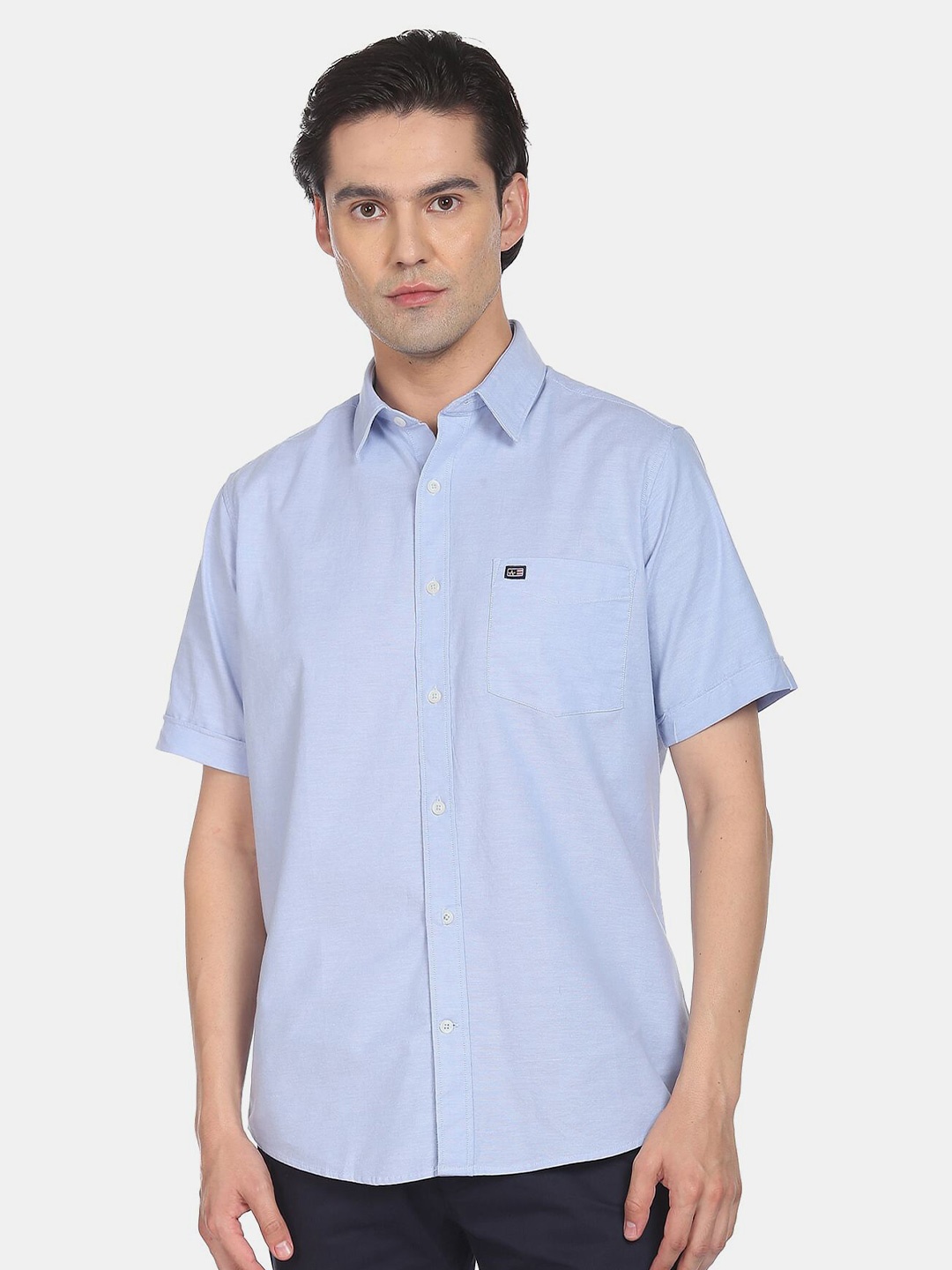 

Arrow Sport Men Blue Solid Casual Shirt