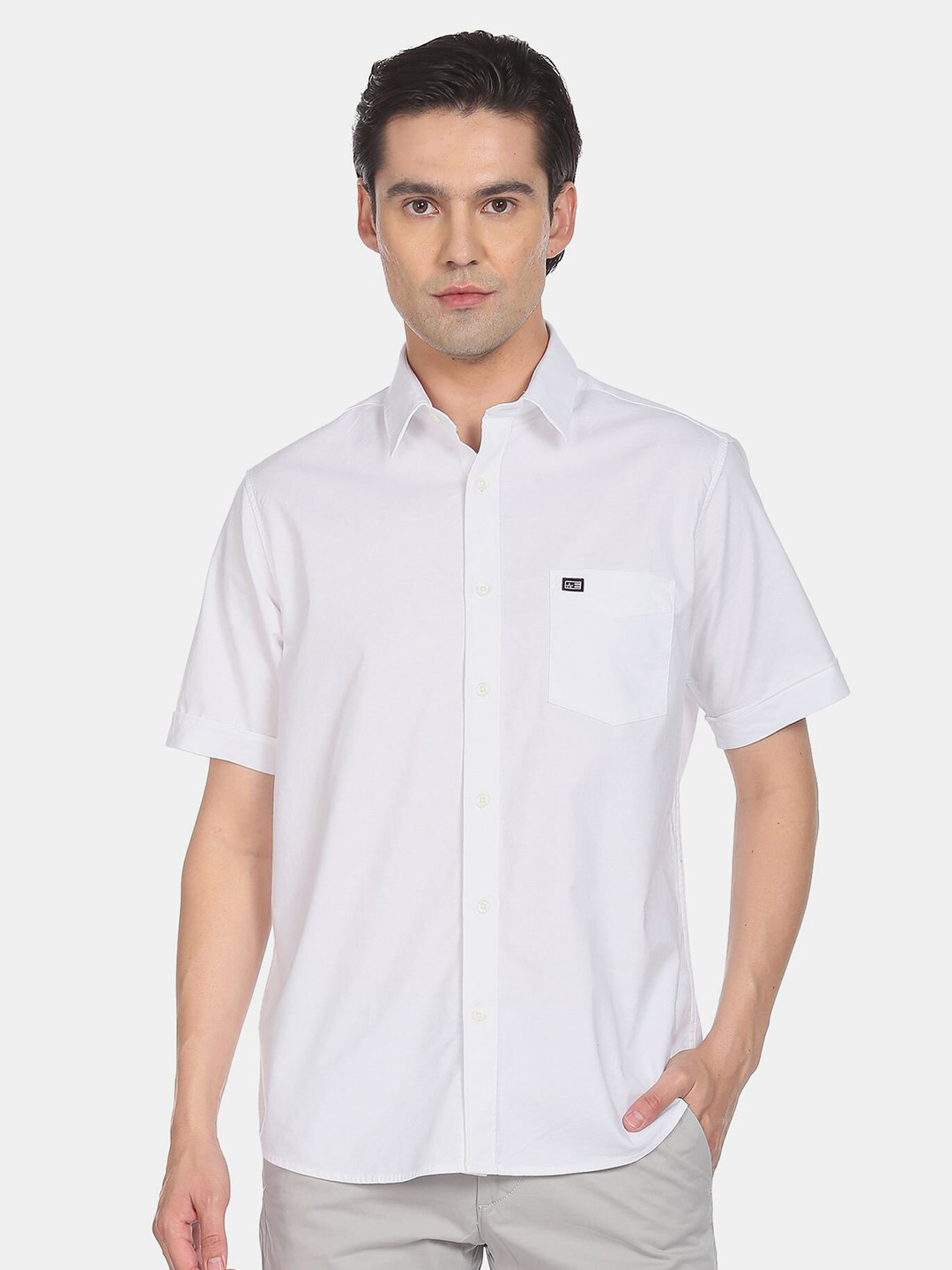 

Arrow Sport Men Solid Casual Shirt, White
