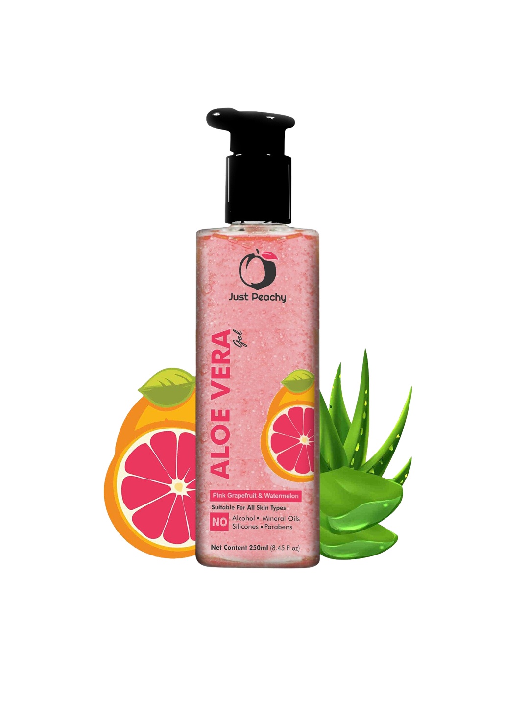 

Just Peachy 99% Pure Aloe Vera Gel 250ml, Pink