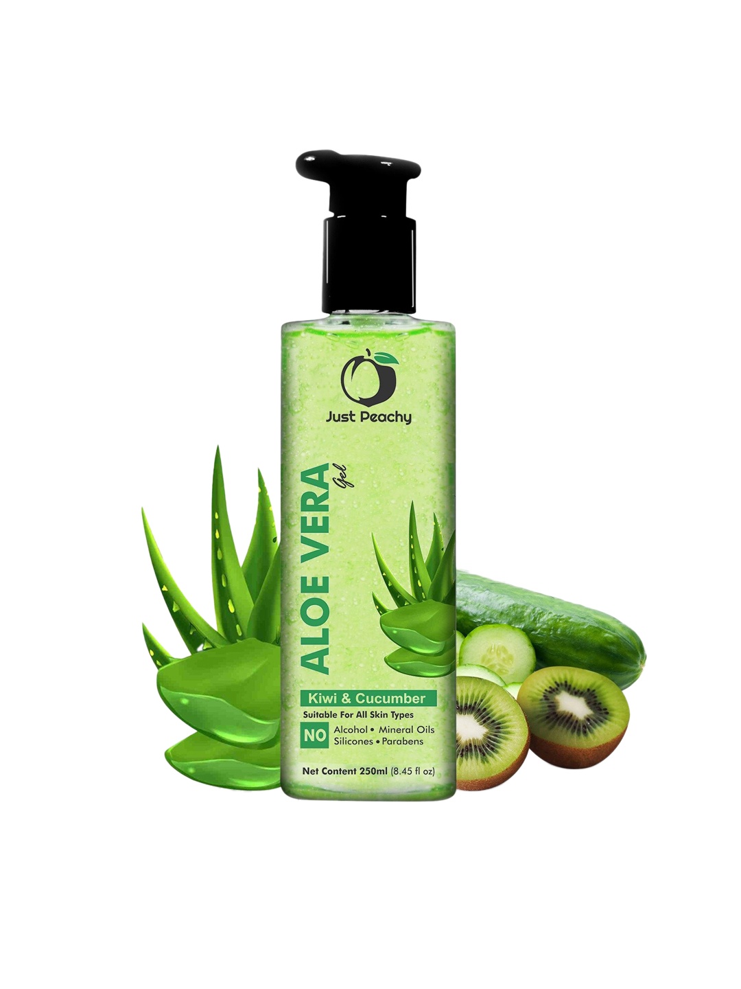 

Just Peachy 99% Pure Aloe Vera Gel 250ml, Green