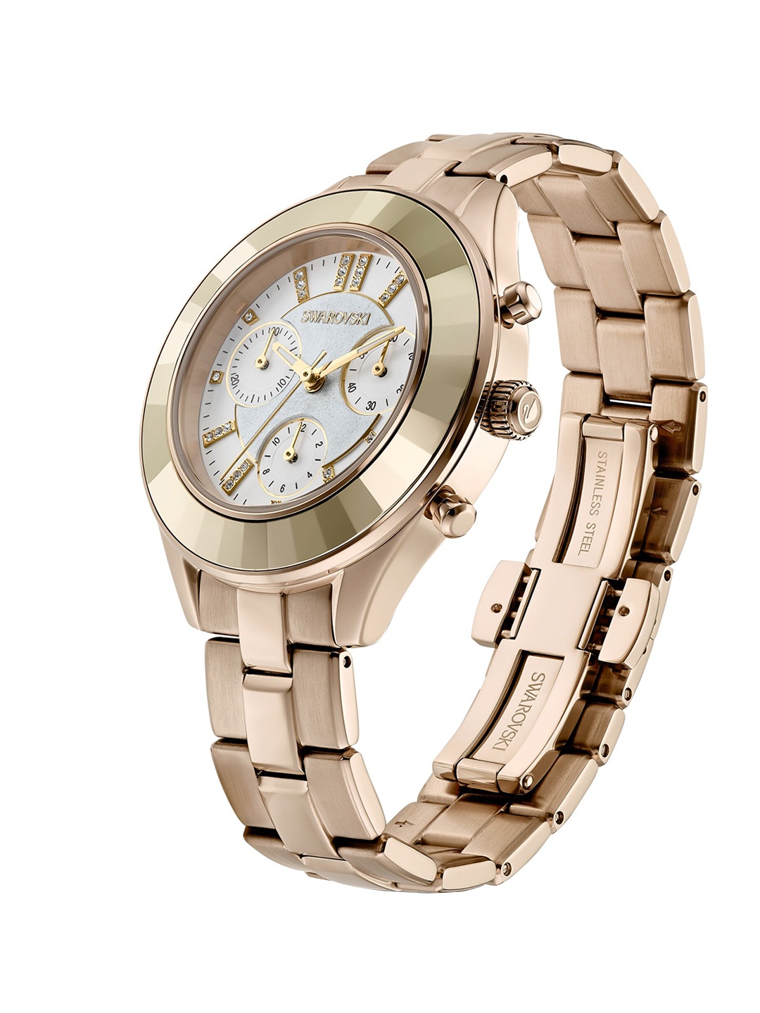 

SWAROVSKI Women Octea Lux Sport 37mm Pcg Wht, Gold