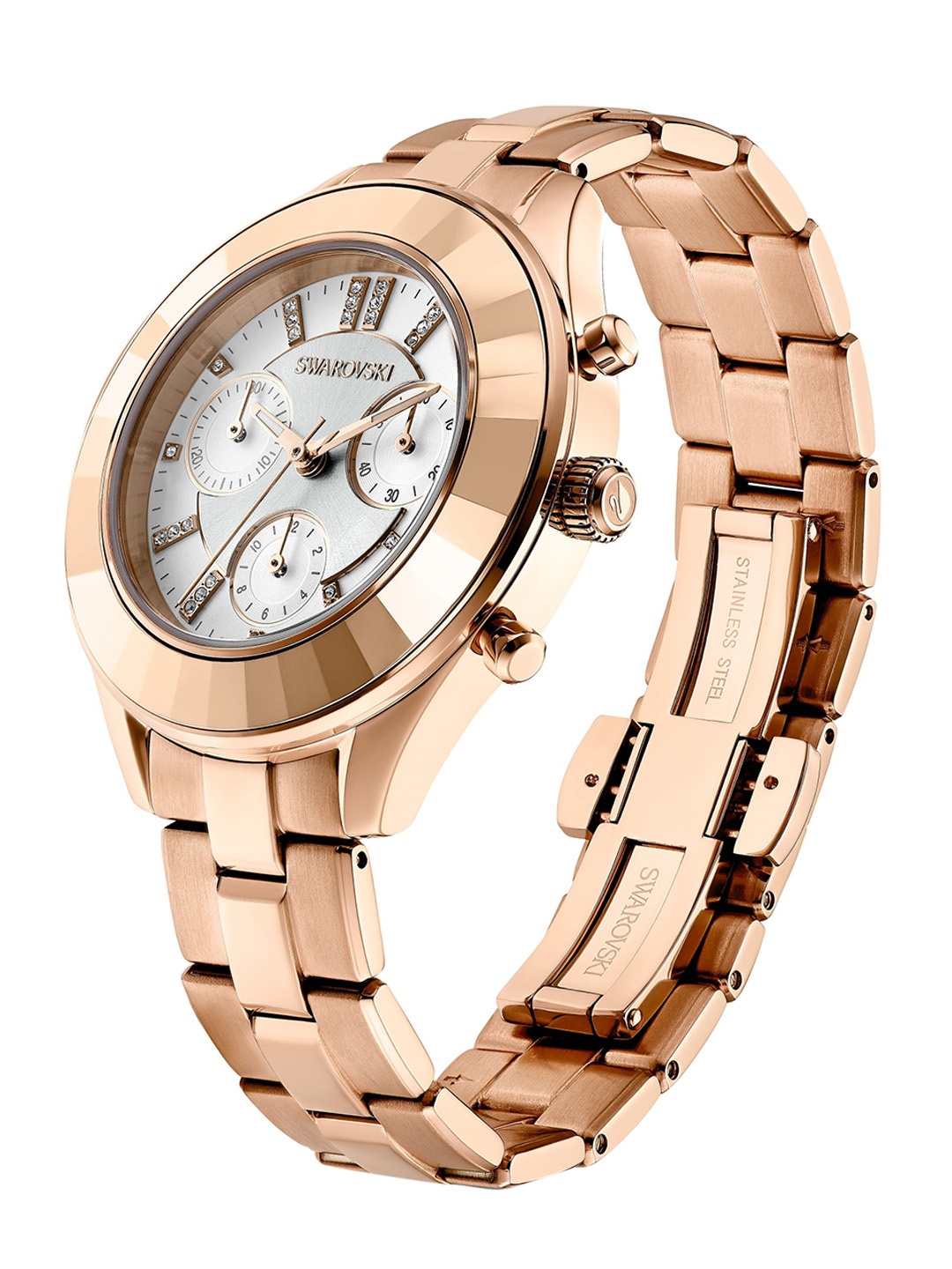 

SWAROVSKI Women Octea Lux Sport 37MM Pro Wht, Rose gold