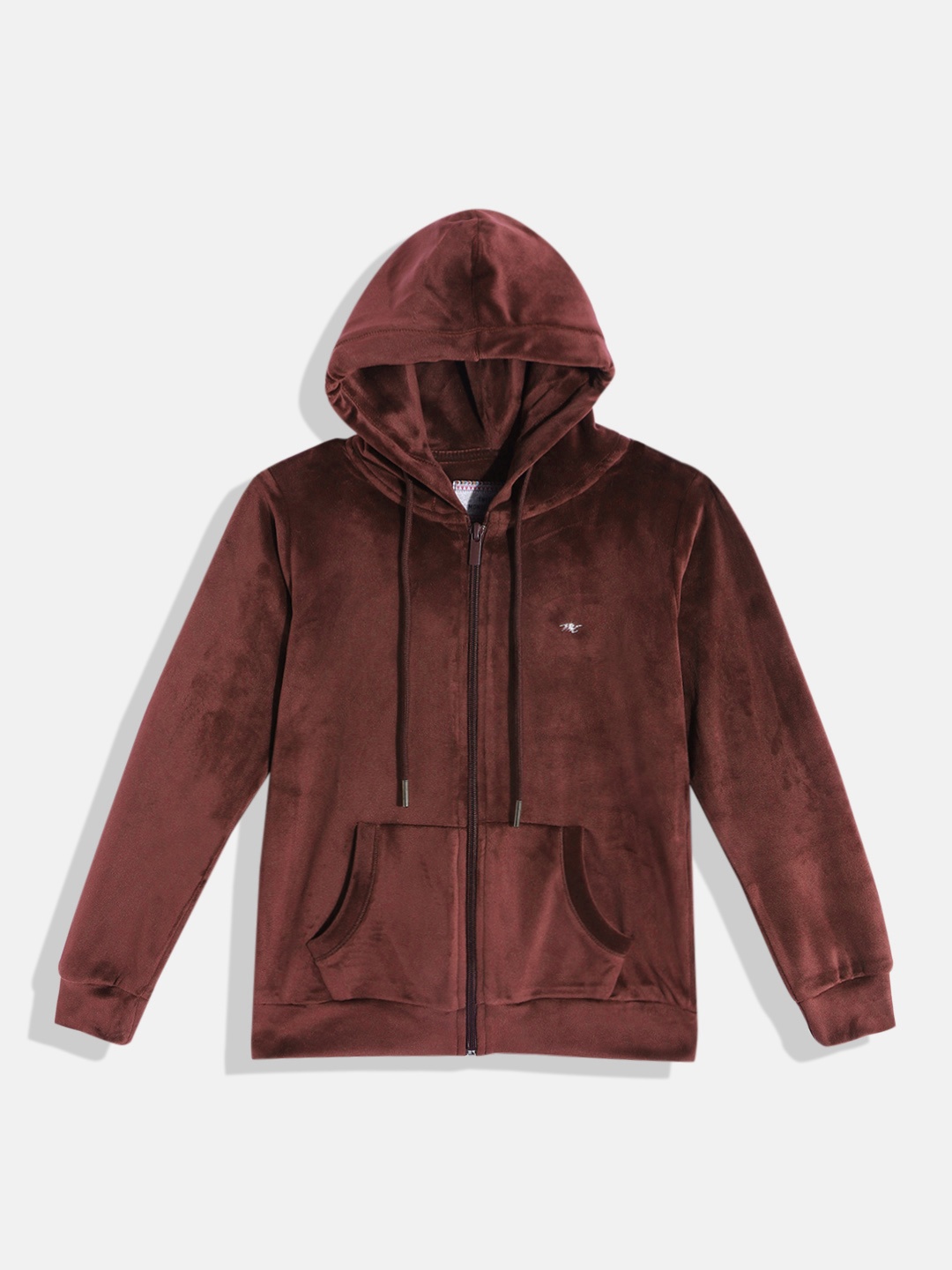 

Monte Carlo Girls Brown Solid Hooded Sweatshirt