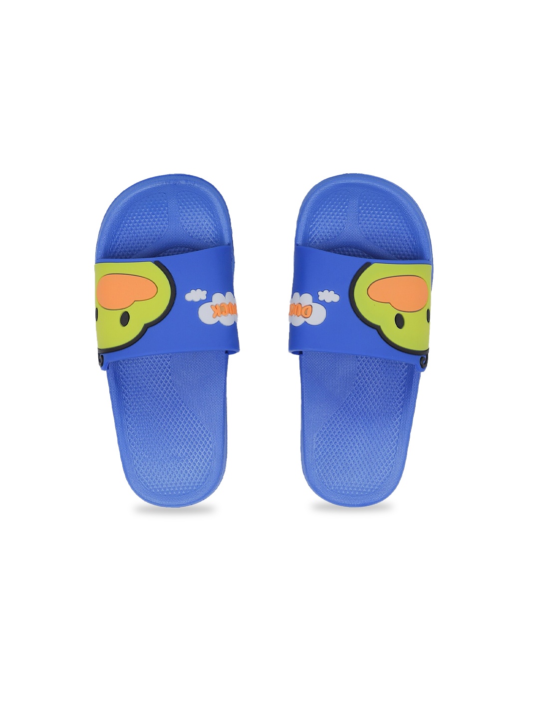 

FEETWELL SHOES Kids Rubber Sliders, Blue