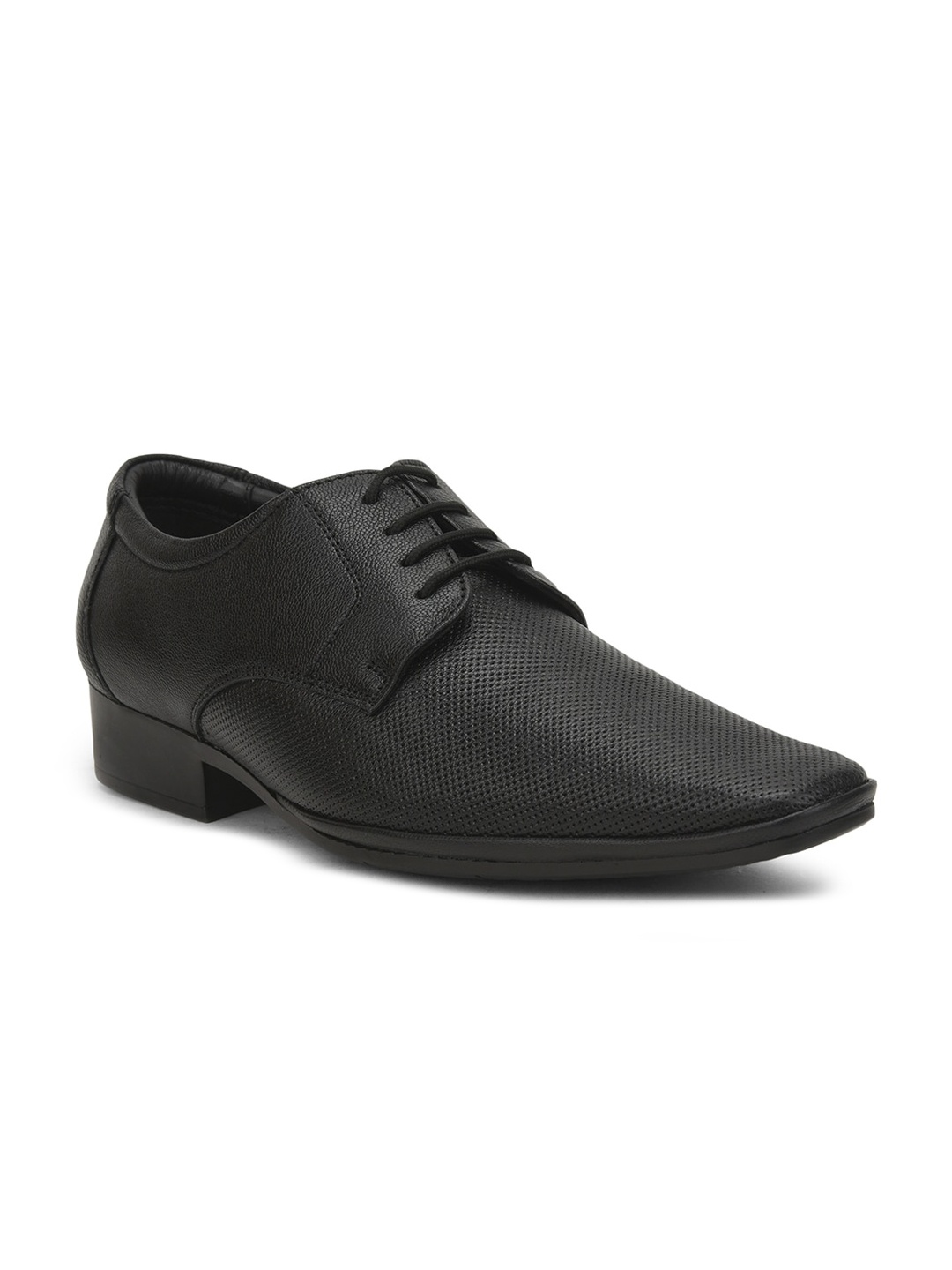 

Liberty Men Solid Leather Formal Shoes, Black