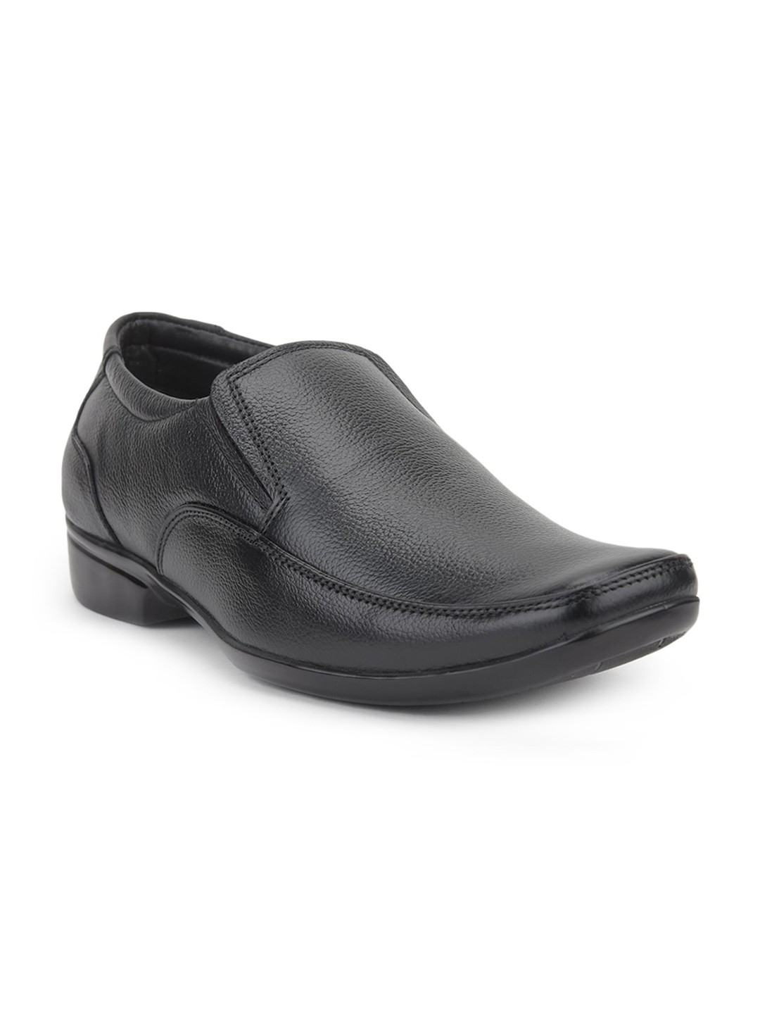 

Liberty Men Solid Leather Formal Slip-On, Black
