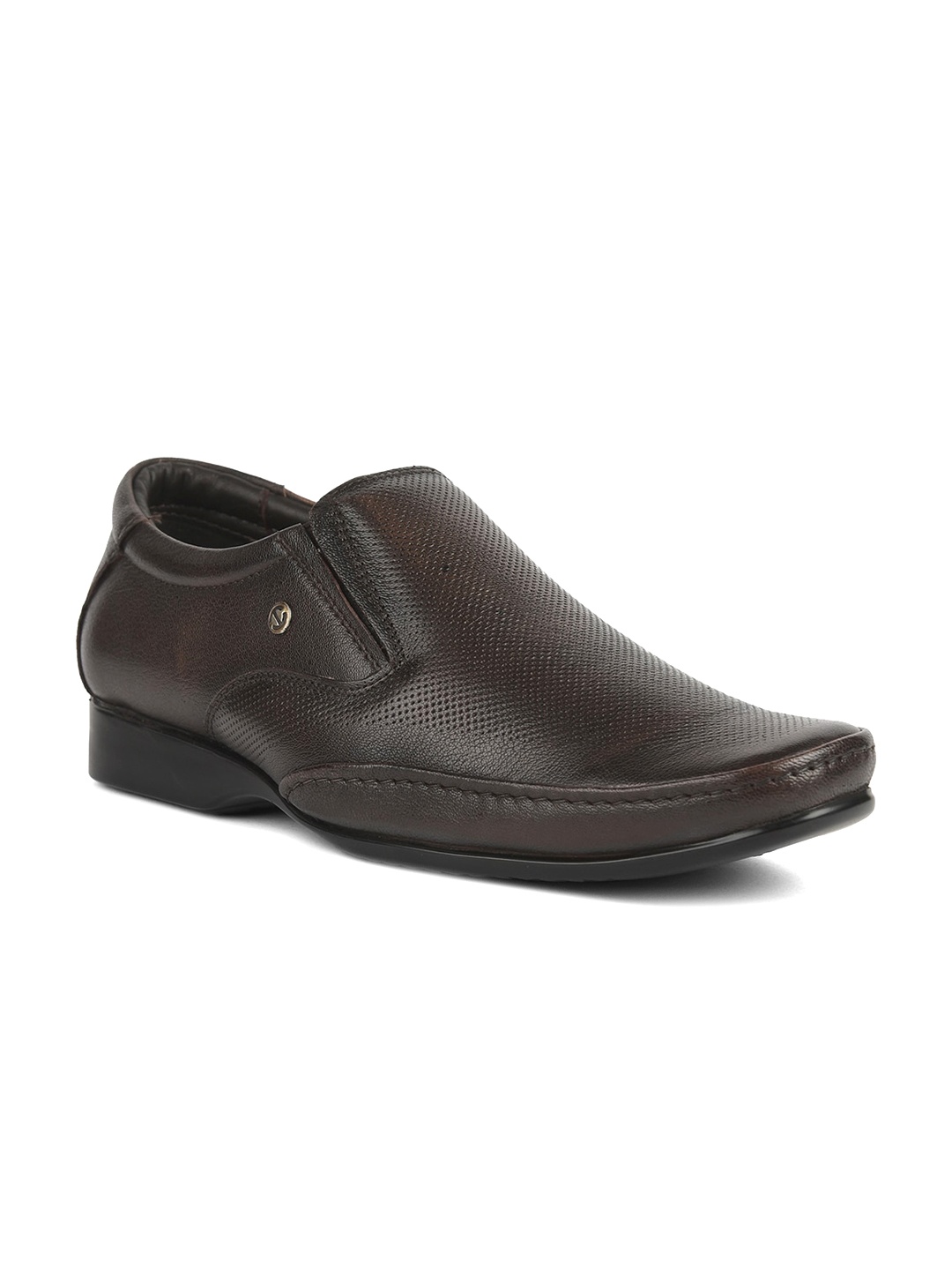 

Liberty Men Textured Formal Slip-Ons, Brown