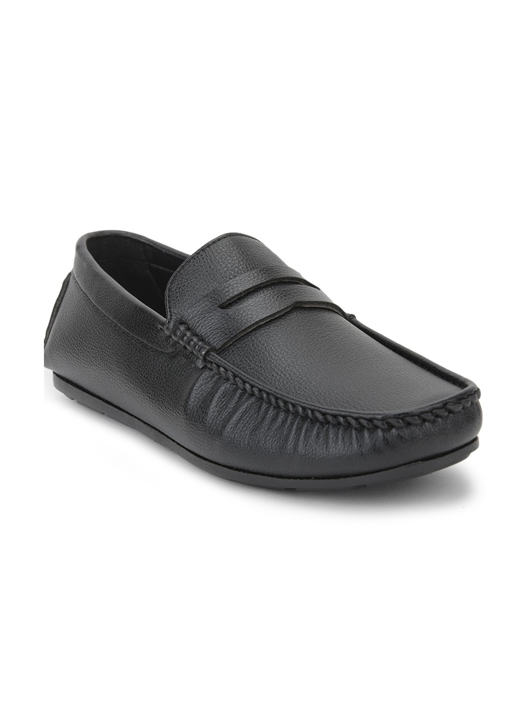 

Liberty Men Textured Formal Loafers, Black