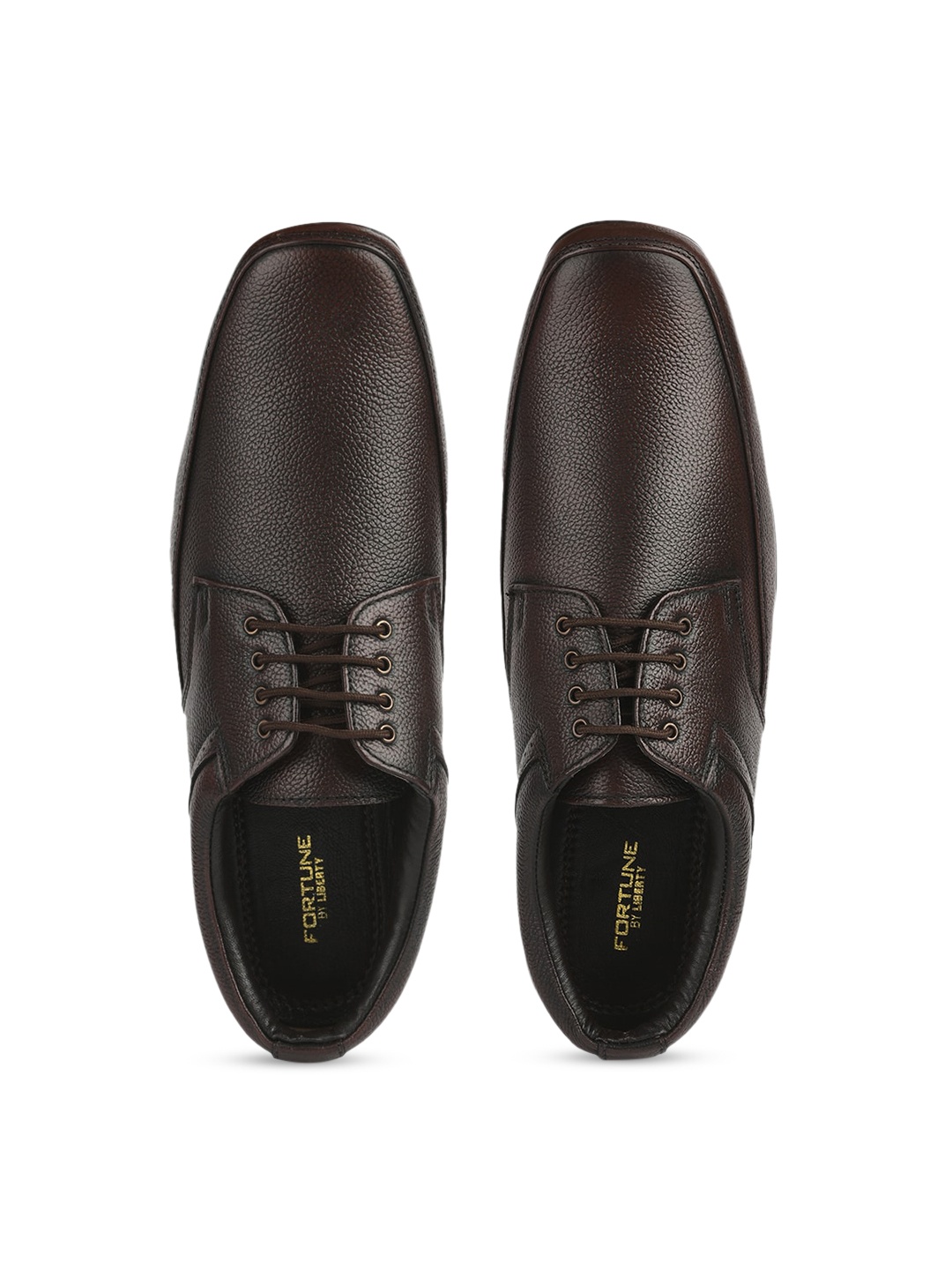

Liberty Men Solid Leather Formal Shoes, Brown