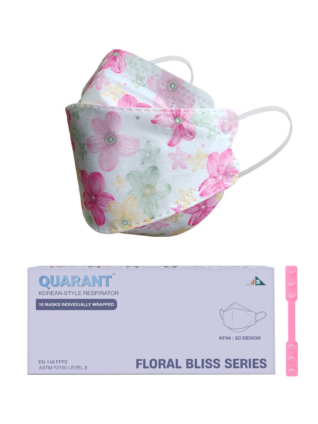 

QUARANT Pack of 10 Printed Outdoor Masks, White