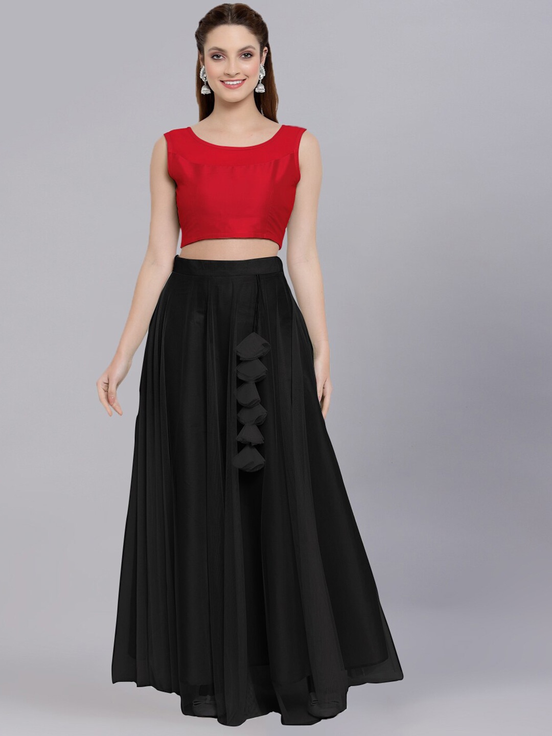 

NEUDIS Women Crop Top, Red