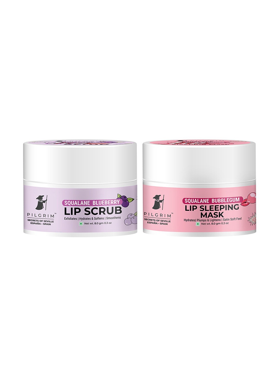 

Pilgrim Lip Lightening Kit with Gentle Exfoliation & Deep Hydrating Sleeping Mask, Pink