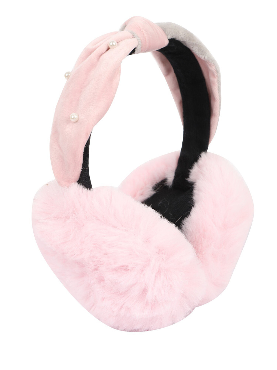 

FabSeasons Unisex Kids Fur Hairband, Pink