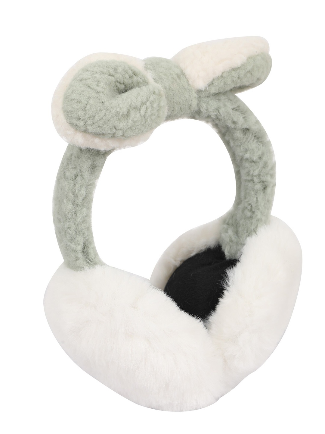 

FabSeasons Unisex Kids Fur Hairband, White
