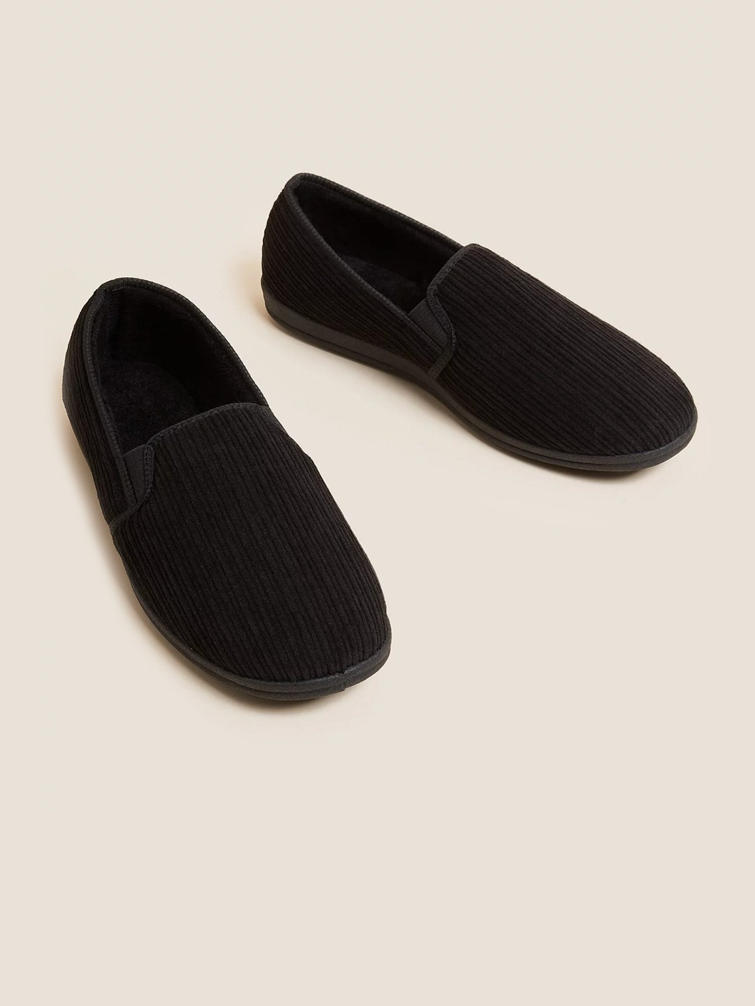 

Marks & Spencer Men Textured Slip-On Sneakers, Black