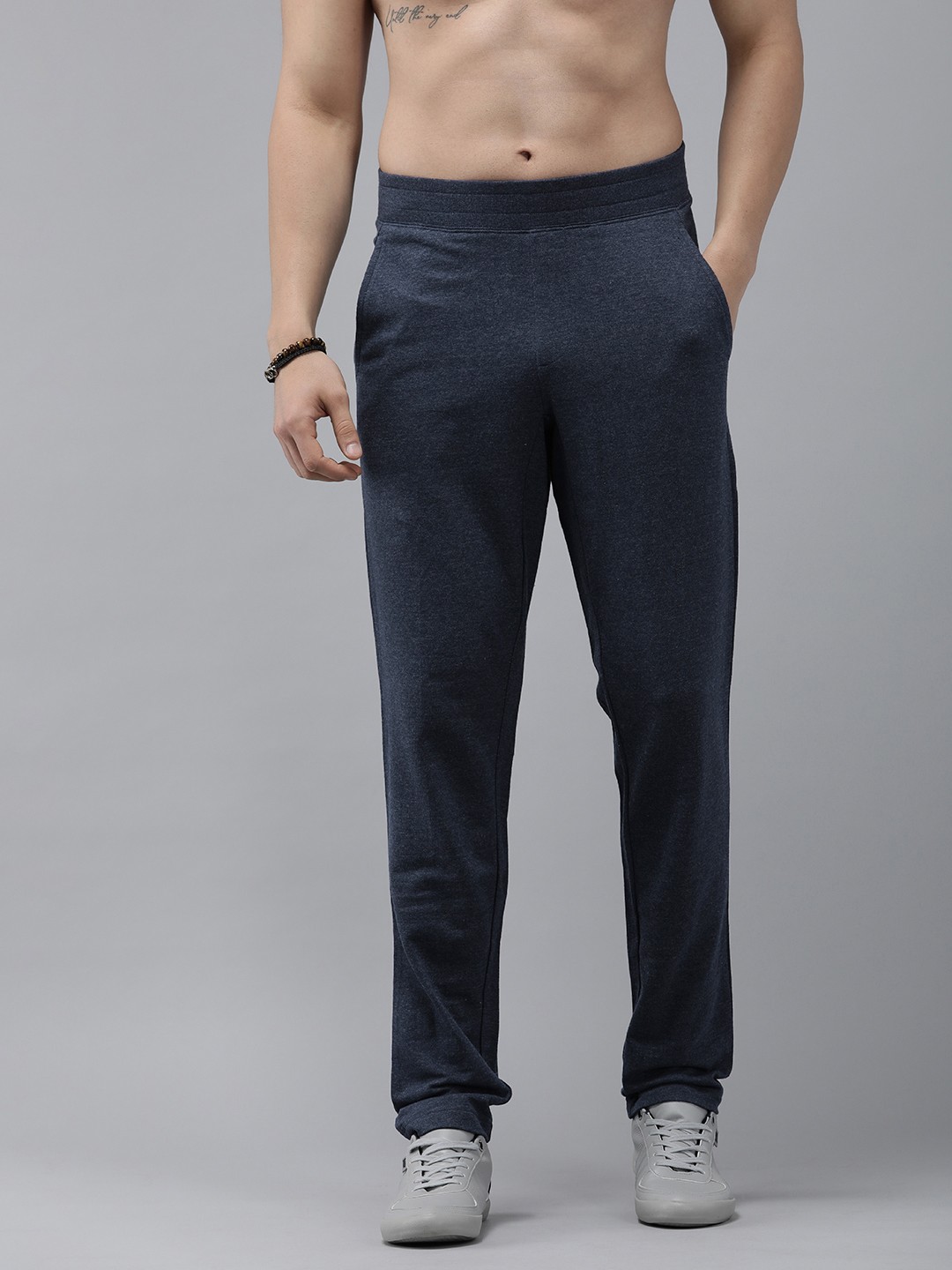 

Roadster Men Blue Solid Track Pants