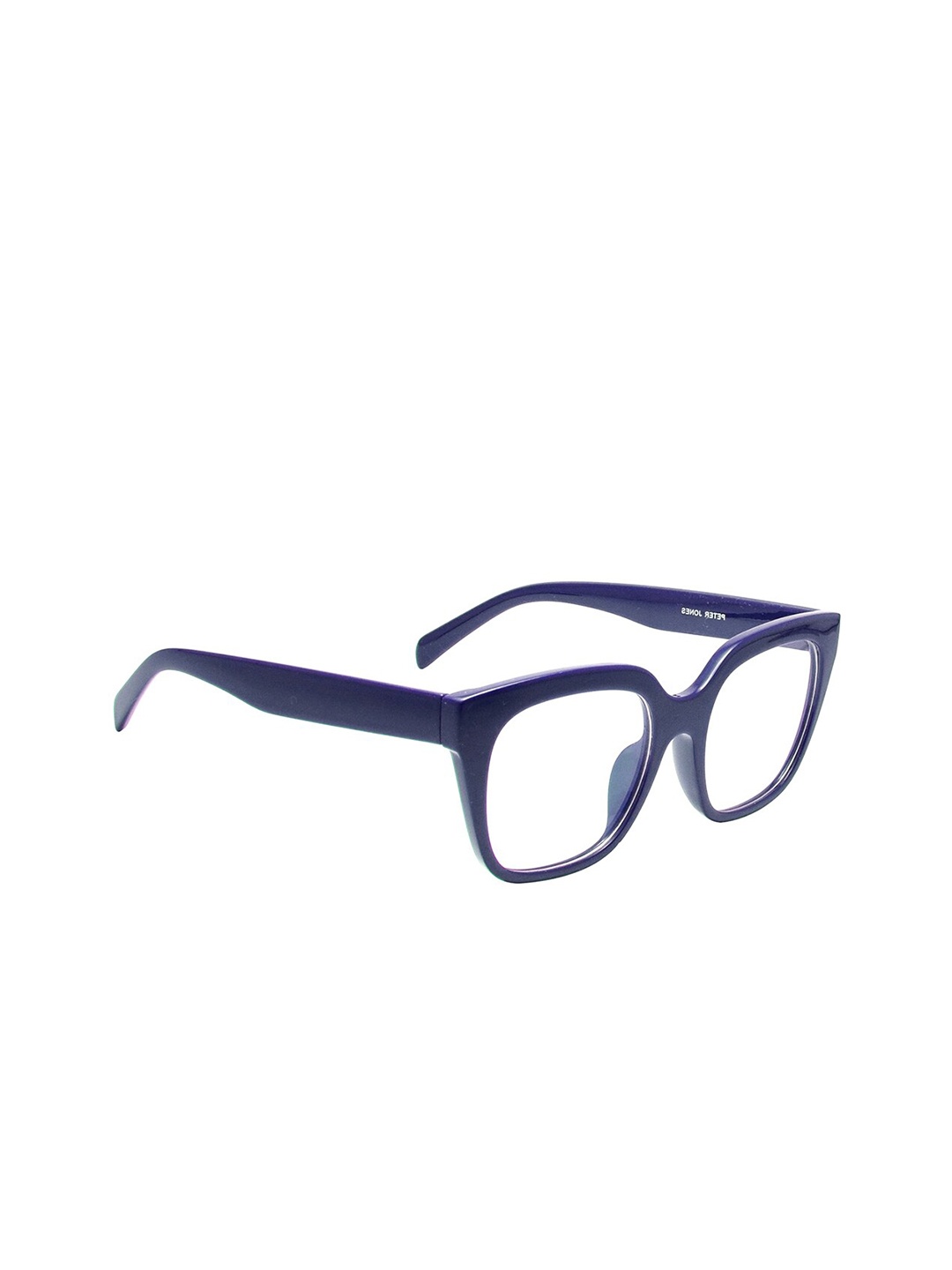 Peter Jones Eyewear Unisex Full Rim Square Frames, Blue
