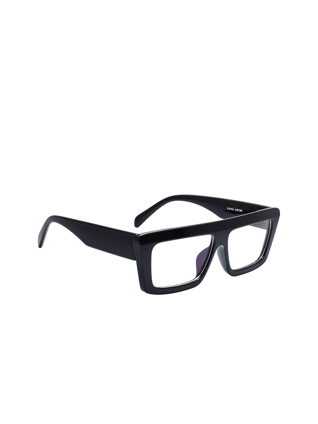 

Peter Jones Eyewear Unisex Full Rim Square Frames, Black