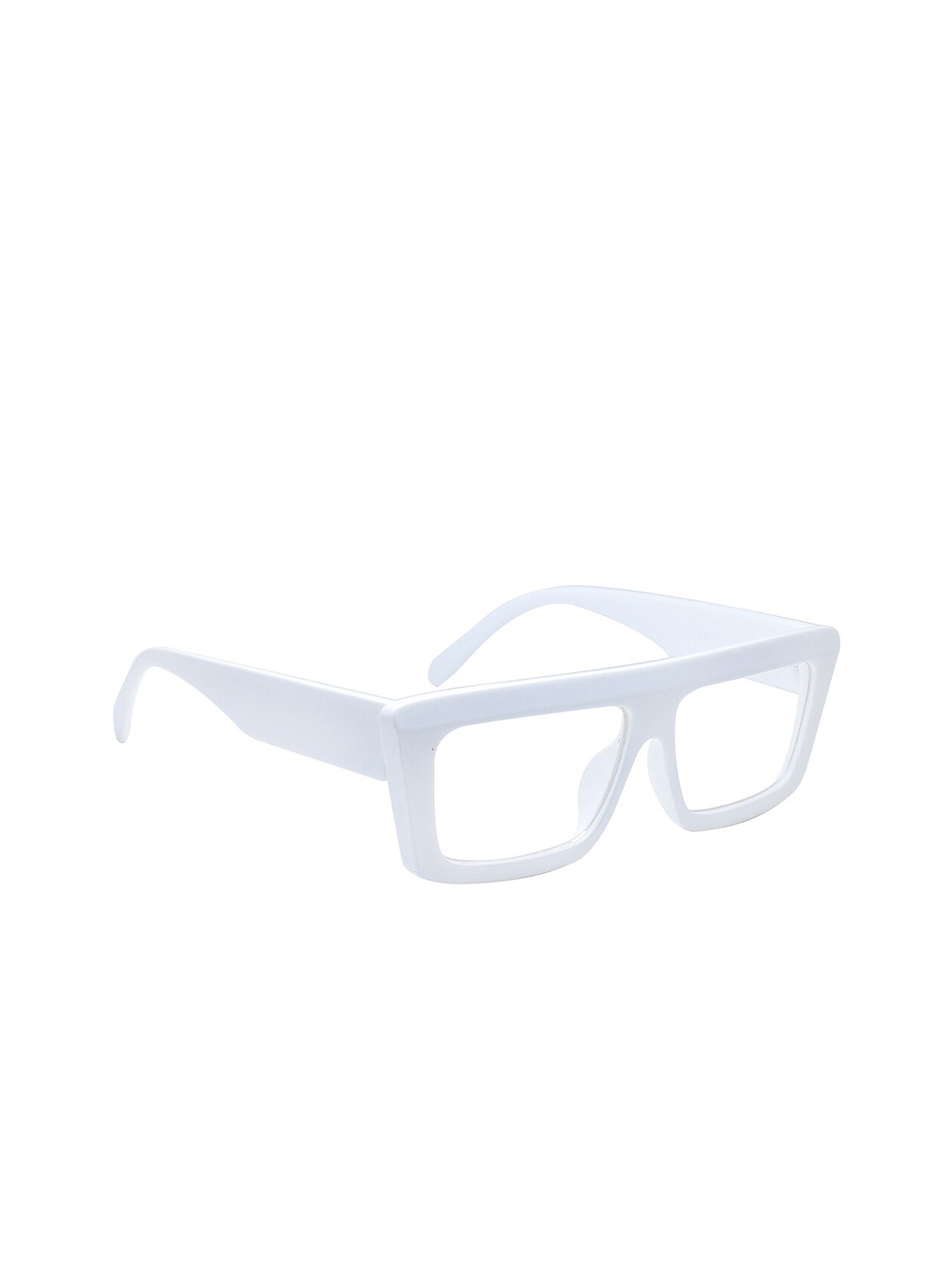 Peter Jones Eyewear Unisex Full Rim Square Frames, White