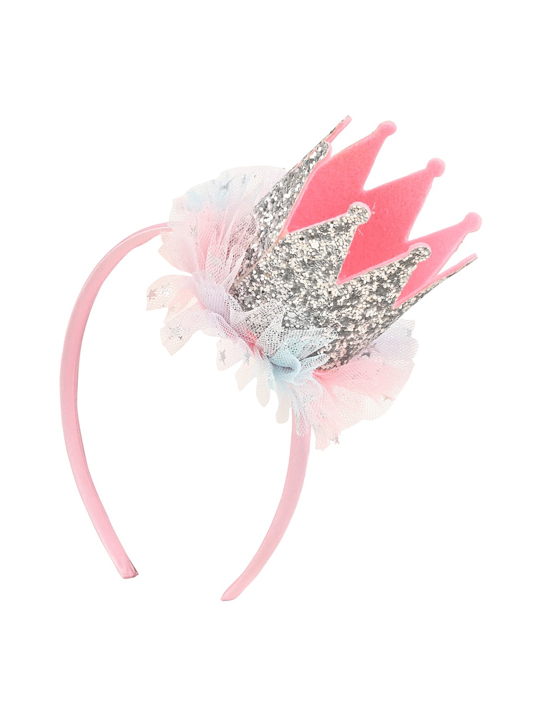 

Aye Candy Girls Solid Birthday Crown Headband, Pink