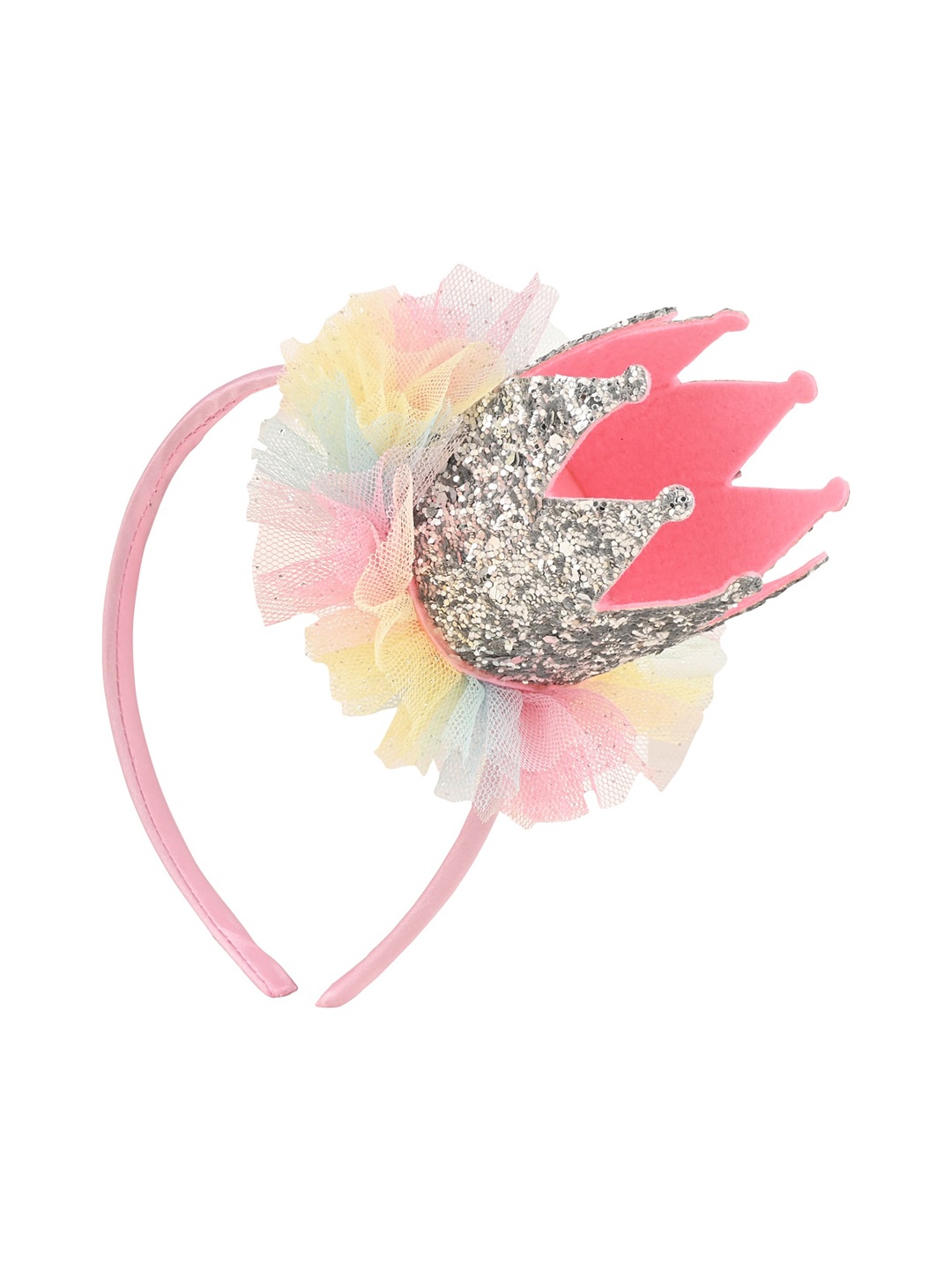 

Aye Candy Girls Birthday Crown Hairband, Pink