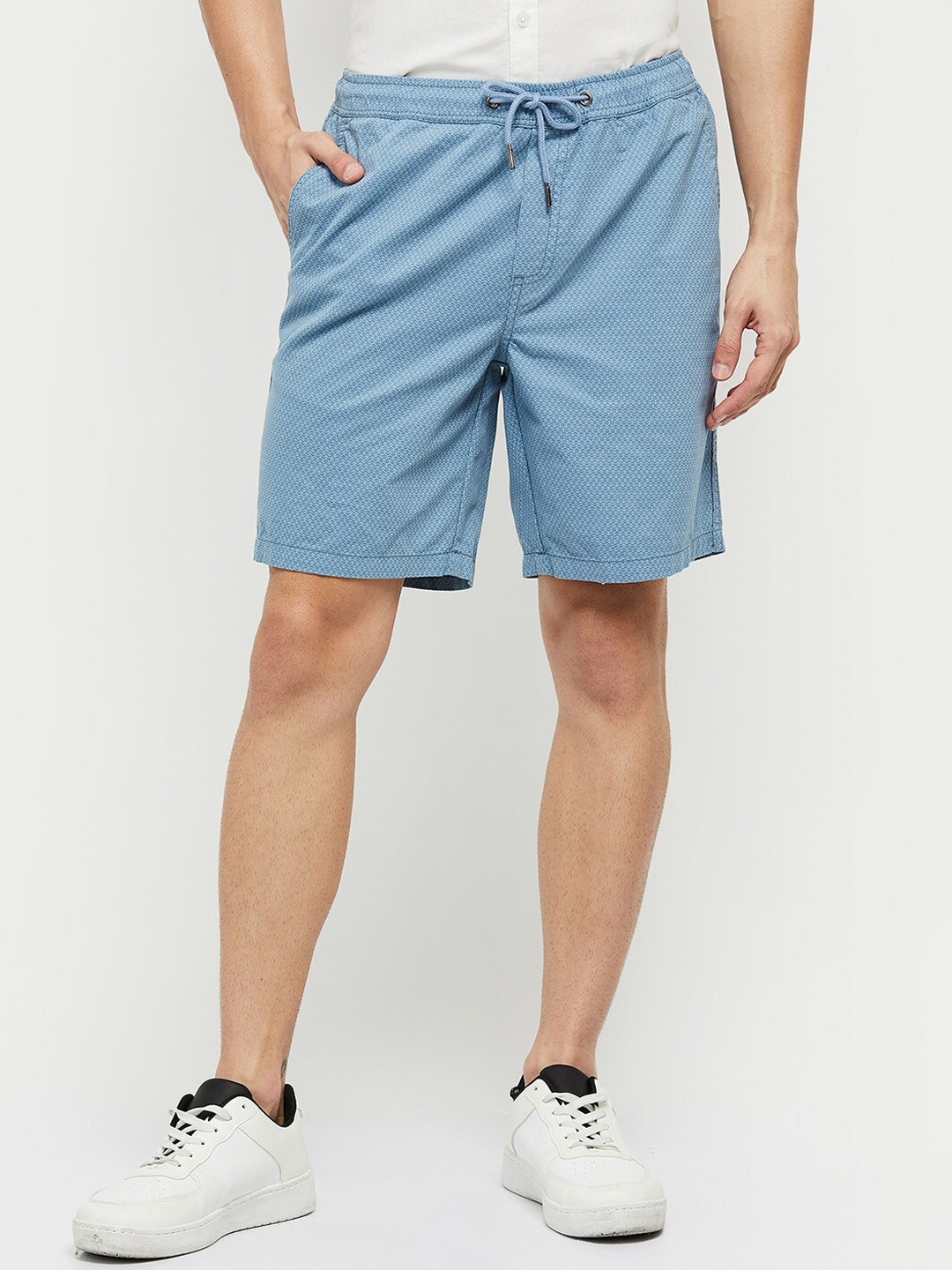 

max Men Cotton Shorts, Blue