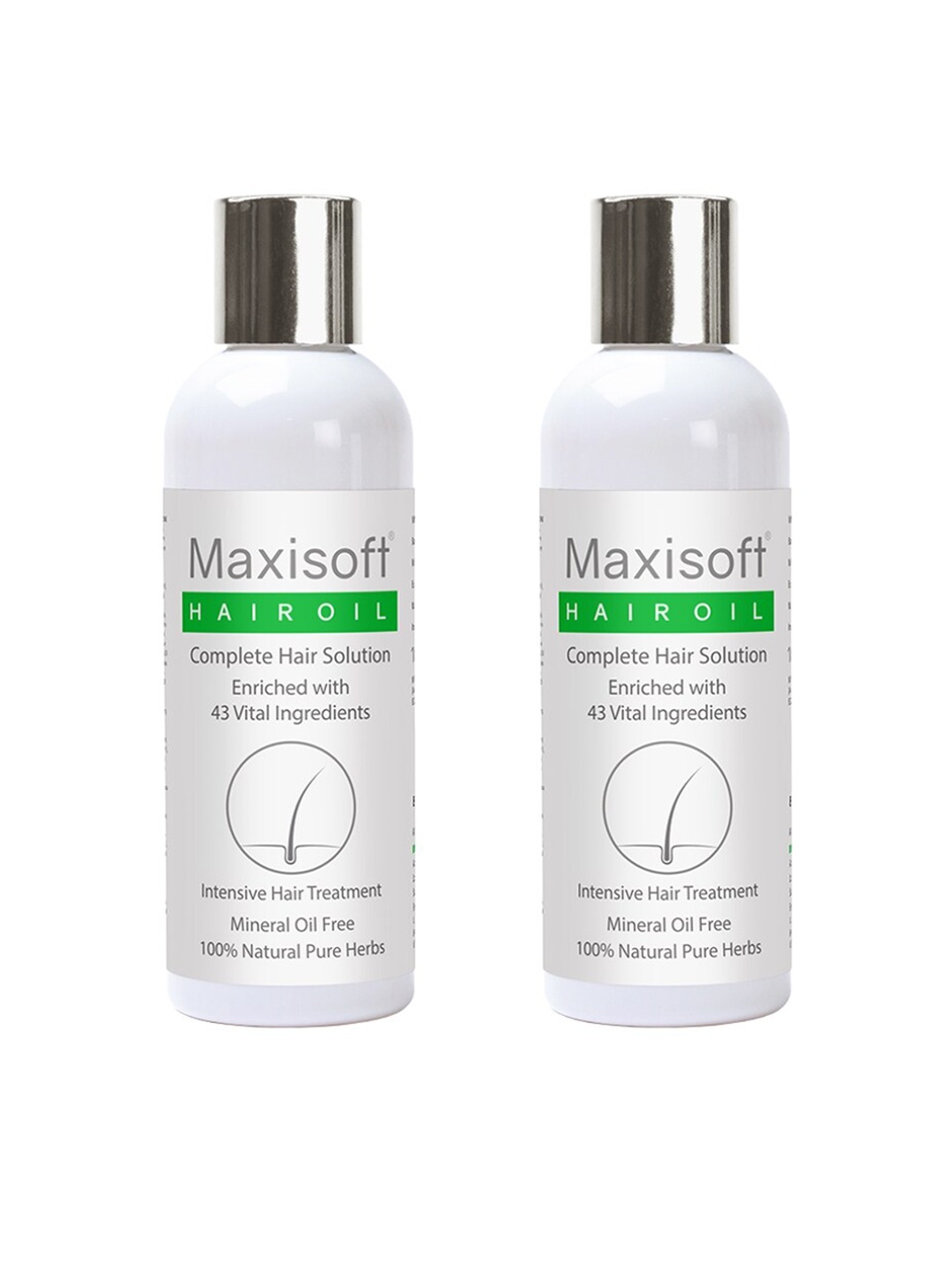 

Maxisoft Set Of 2 Complete Hair Solution Hair Oil- 100ML, Na