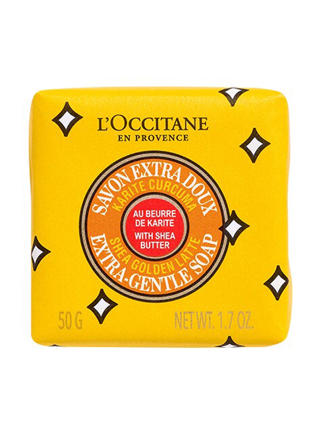

LOccitane en Provence Shea Golden Latte Extra Gentle Soap 50 g, Yellow