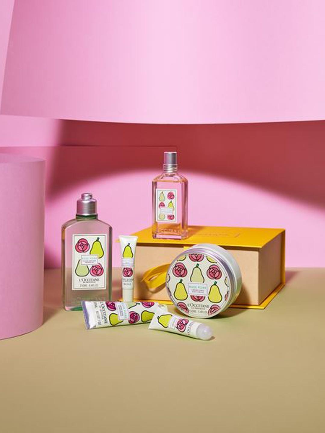 

LOccitane en Provence Rose Pear Body Cream, White