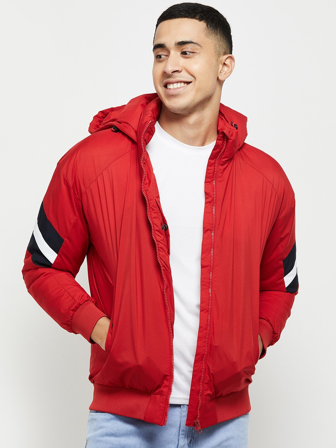 

max Men Puffer Jacket, Red