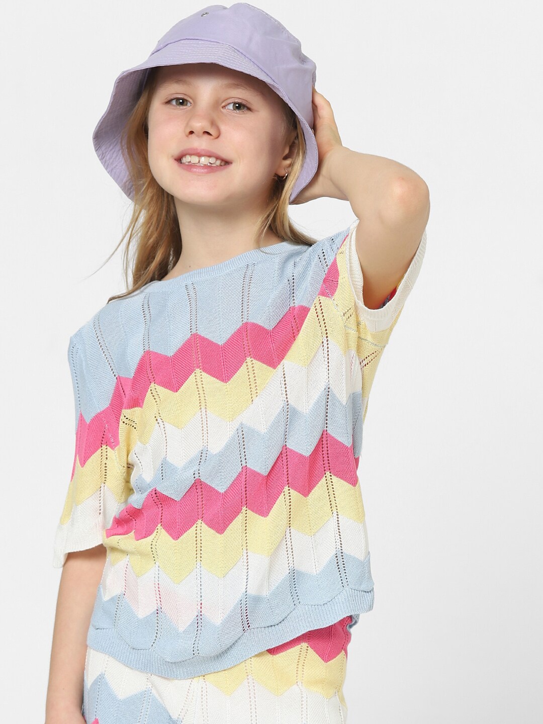 

KIDS ONLY Multicoloured Geometric Print Top, Multi